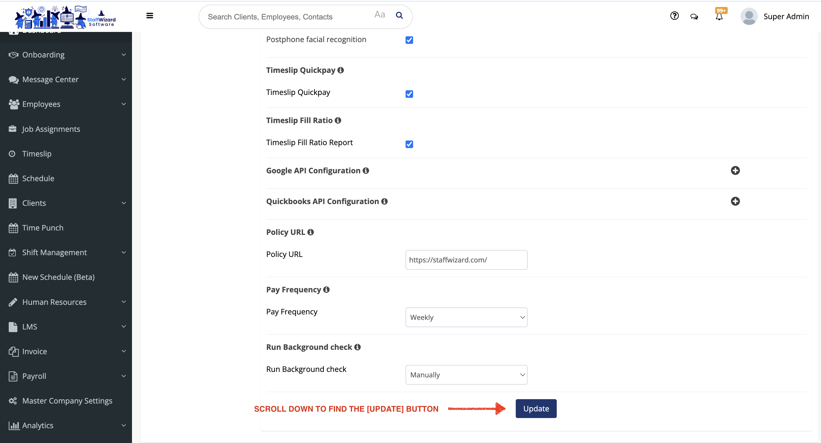 How do I change the details for my Company_ S3.png