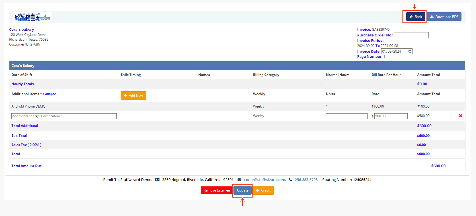 S5 'Additional Items' charges to an invoice.png